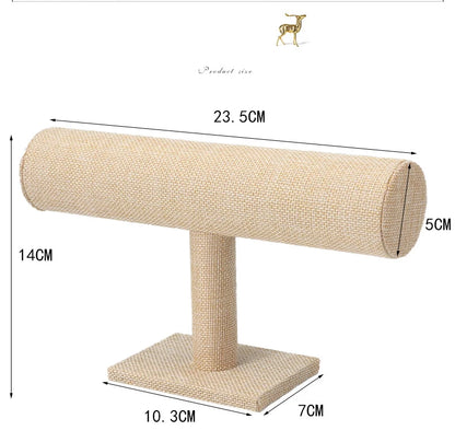 Velvet Jewelry Display Stand for Necklaces and Bracelets - Smarsty