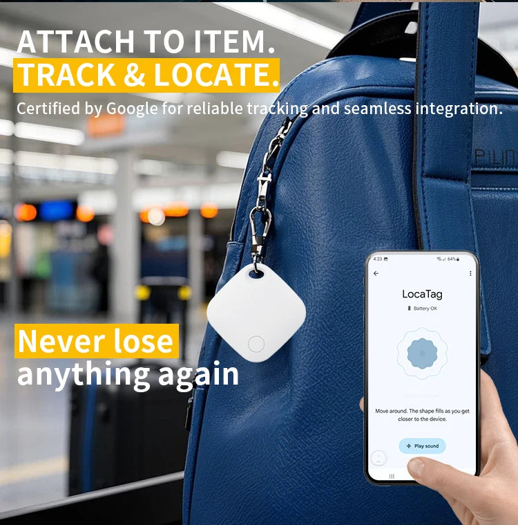 Bluetooth GPS Tracker for Android Devices with Key Finder - Smarsty