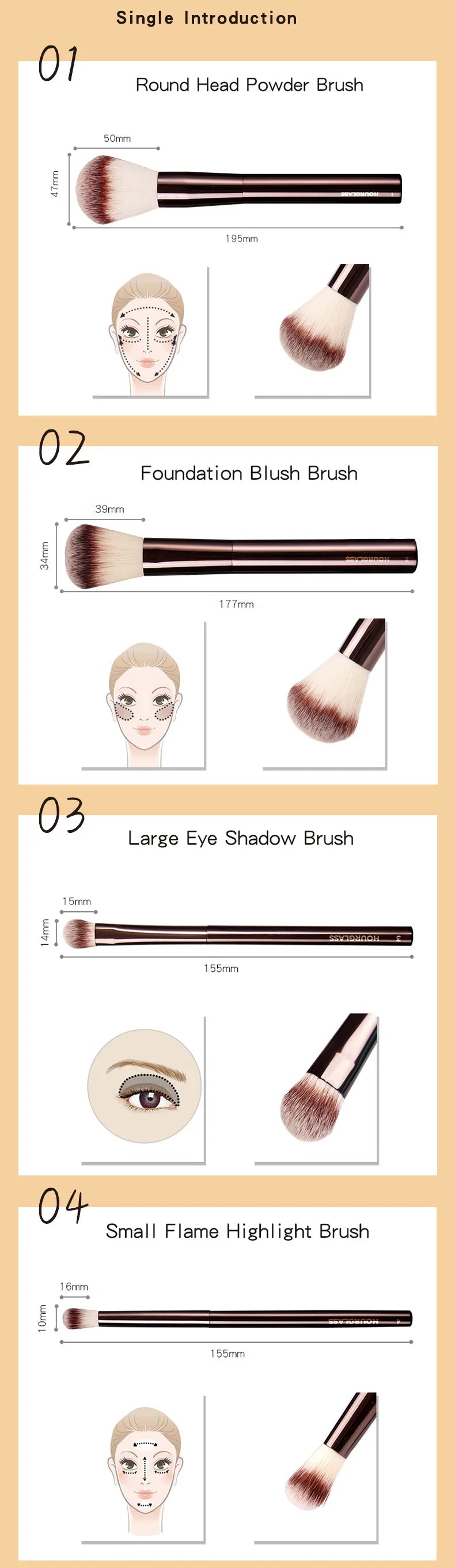 Hourglass Makeup Brushes for Flawless Foundation Application - Smarsty