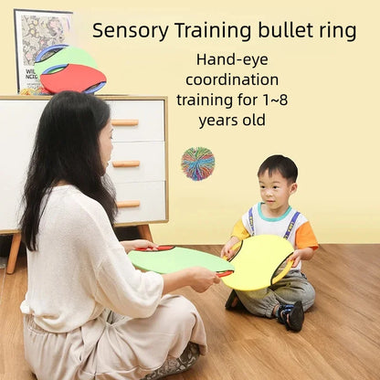35cm Bouncing Circle Throwing Training Sensory Toy Kids Outdoor Games Balance Training Educational Learning Toys for Children