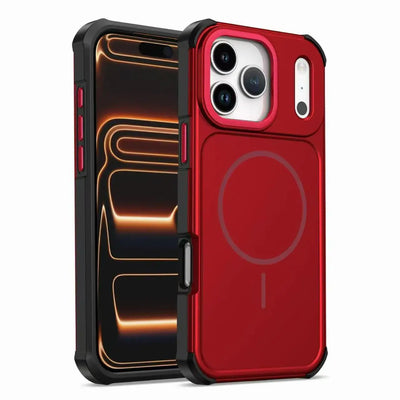 For MagSafe Phone Case For iPhone 17 16 15 14 13 12 11 Pro Max Plus 17e 16e Shockproof Heavy Duty Rugged Magnetic Matte Cover