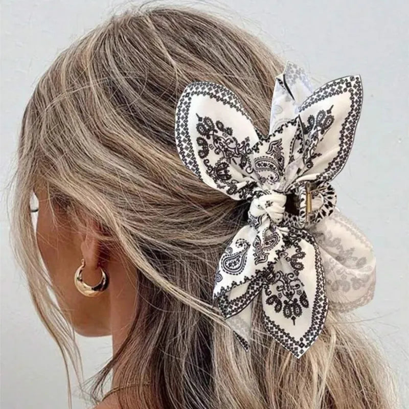 Double Sided Butterfly Hair Clip Strong Grip Summer - Smarsty