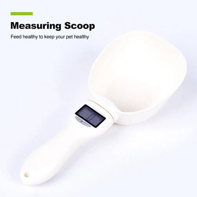 Pet Food Scale LCD Electronic Precision Weighing Tool Dog Cat Feeding Food Measuring Spoon Digital Display Kitchen Scale by Smarsty