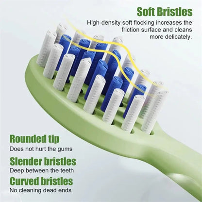 Child's Rechargeable Sonic Electric Toothbrush With Replacement Heads - Smarsty
