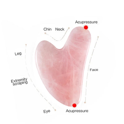 Rose Pink Gua Sha Massage Board for Face Lift - Smarsty