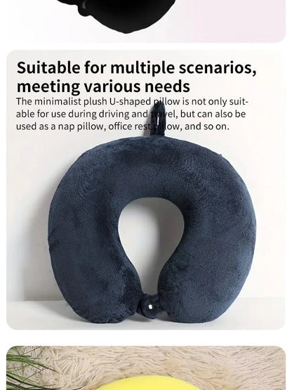 Comfortable U-Shaped Travel Neck Pillow for Fatigue Relief - Smarsty