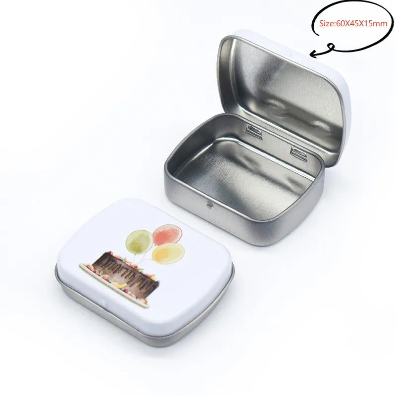 Small Metal Storage Box for Jewelry and Coins - Smarsty