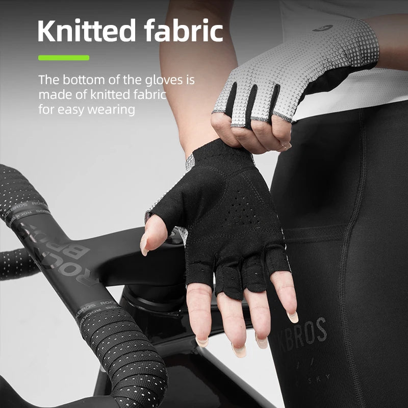 RockBros Breathable Cycling Gloves Half Finger Anti Slip - Smarsty