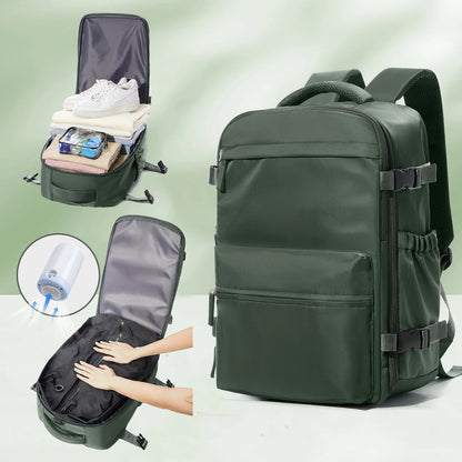 Vacuum Backpack Travel Bag for Men Large Capacity Backpack Business Laptop Backpack Women Men Expandable Backpack School Bag - Smarsty