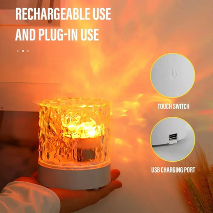 Ocean Wave Projector Lamp With 16 Color Options - Smarsty