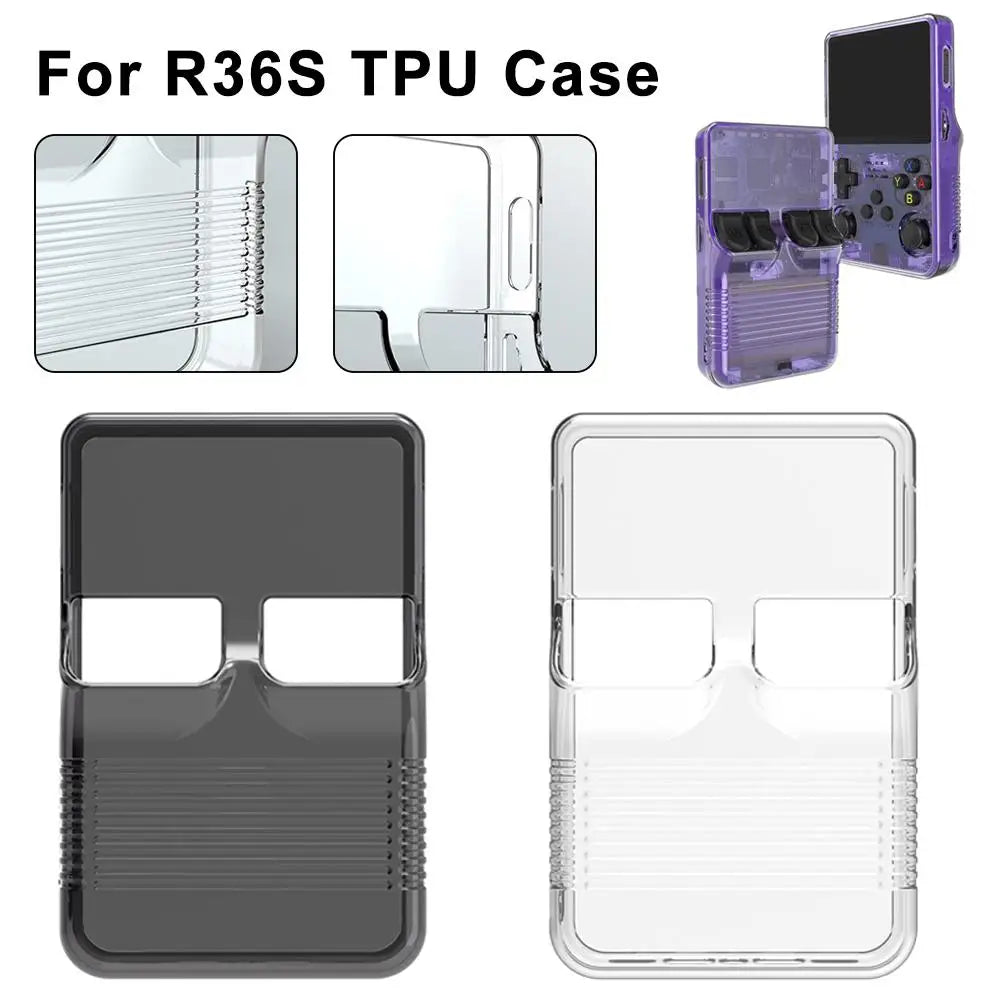 TPU Protective Case for R36S Console with Anti Fall Feature - Smarsty