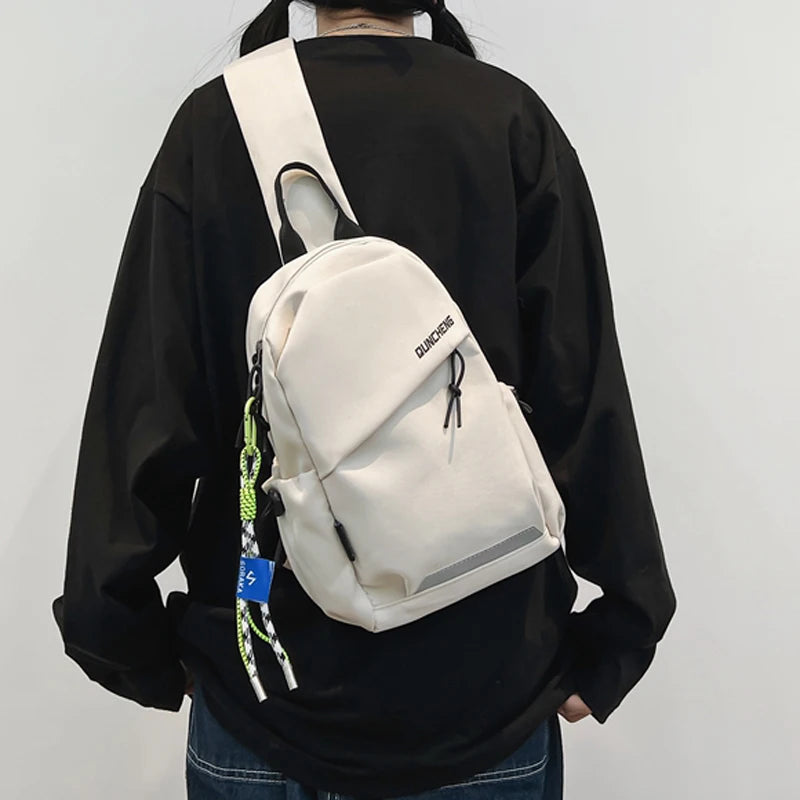 Lightweight Nylon Crossbody Bag Unisex Chest Pack Travel - Smarsty