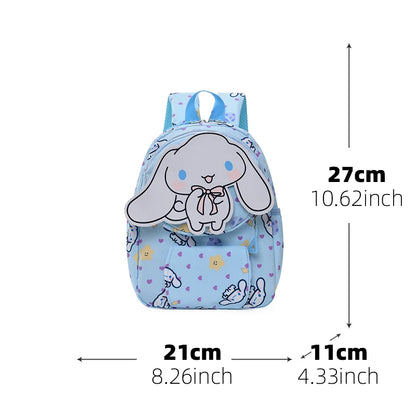 Cinnamoroll Anime Cartoon Large Capacity Kids Backpack - Smarsty