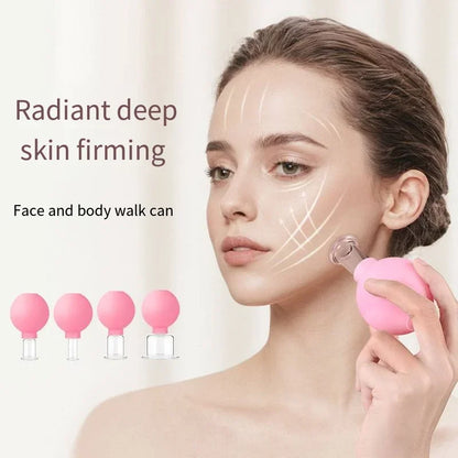Slimming Face Suction Cup Cupping Jar for Beauty - Smarsty
