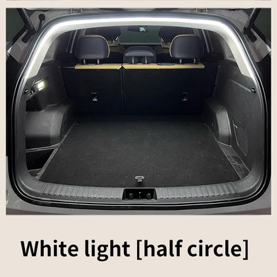 Car high brightness trunk lighting ambient light interior decoration LED wiring free automatic sensing tailgate light strip - Smarsty
