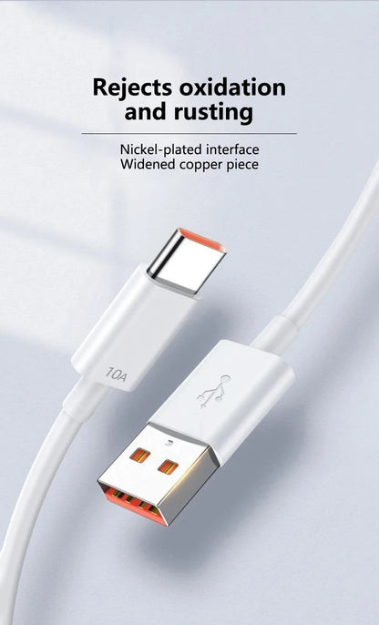 NNBILI 10A USB C Quick Charging Cable 120W Fast Charge - Smarsty