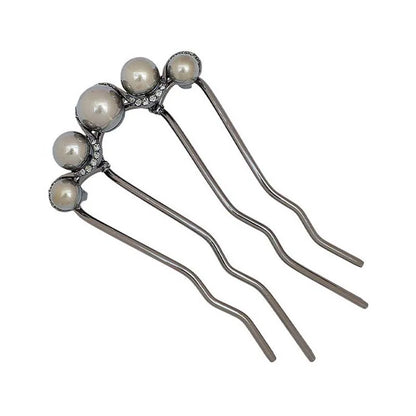 Korean U Shaped Pearl Hairpins for Elegant Styling - Smarsty