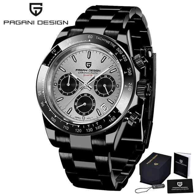 PAGANI DESIGN Men's Waterproof Chronograph Quartz Watch - Smarsty