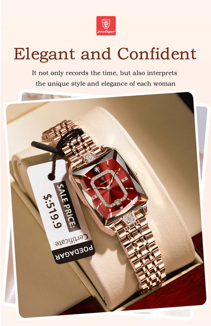Elegant Waterproof Stainless Steel Women's Wristwatch - Smarsty