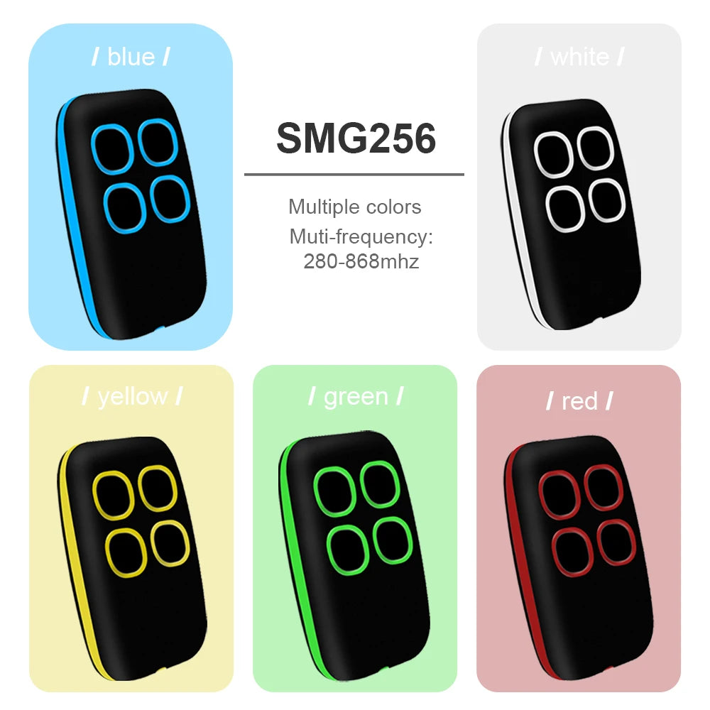 Garage Door Remote Control Duplicator with Multi-Frequency Support - Smarsty
