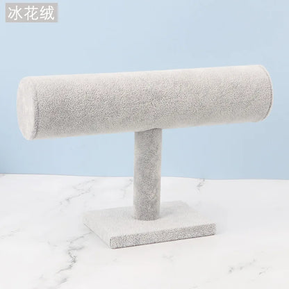 Velvet Jewelry Display Stand for Necklaces and Bracelets - Smarsty