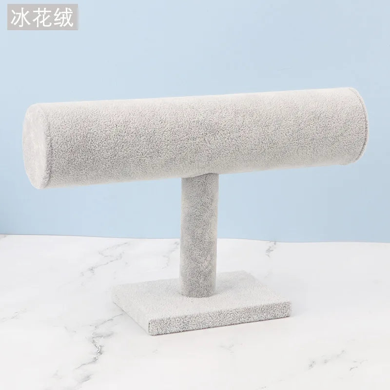 Velvet Jewelry Display Stand for Necklaces and Bracelets - Smarsty