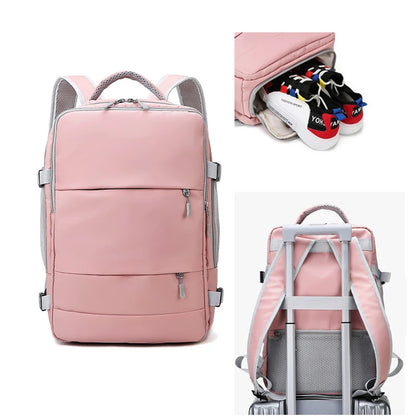 Waterproof Large Capacity Travel Backpack With USB Charging - Smarsty