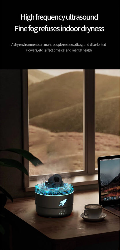 Ultrasound Air Humidifier with Colorful Night Light - Smarsty