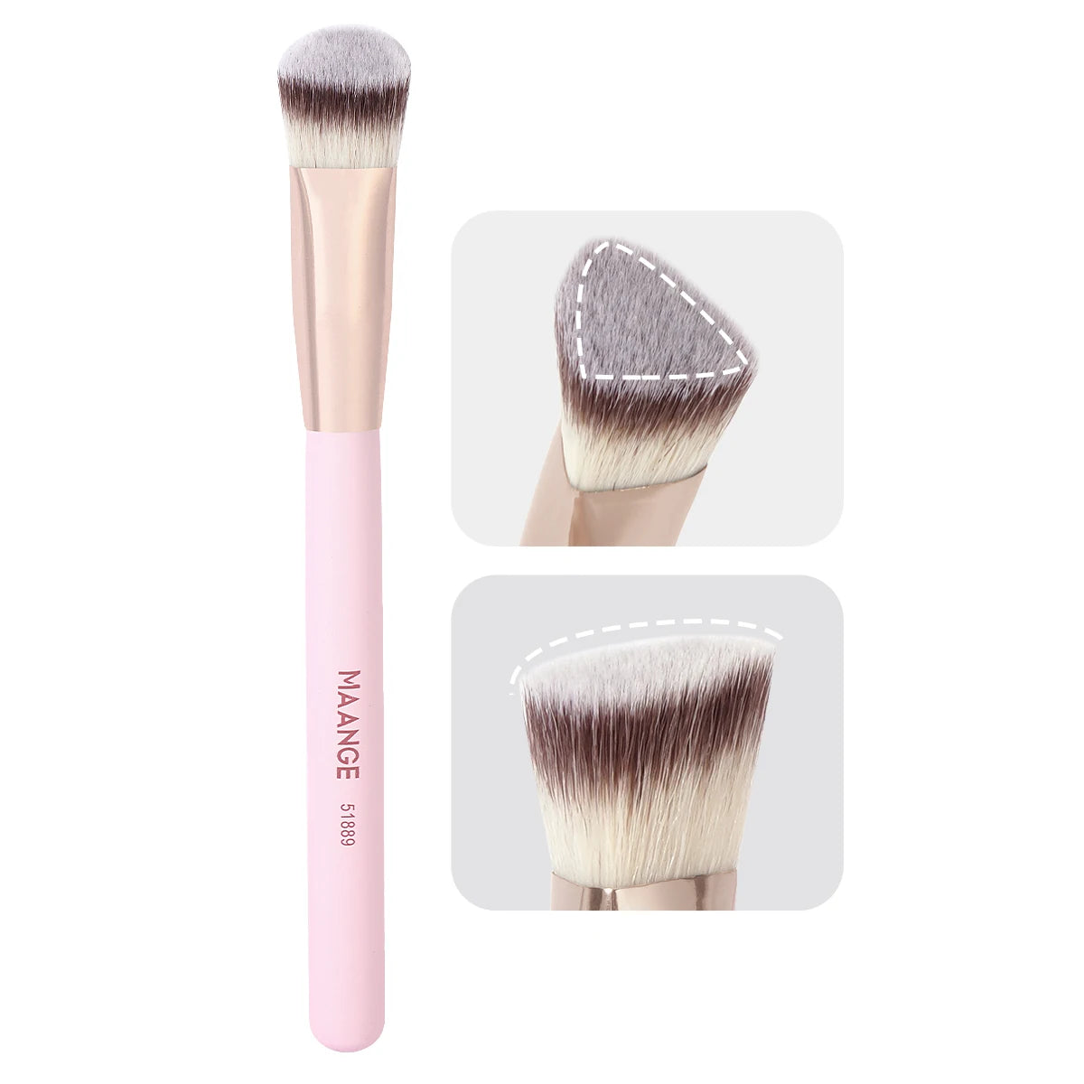 MAANGE Triangle Under Eye Concealer Brush for Flawless Blending - Smarsty