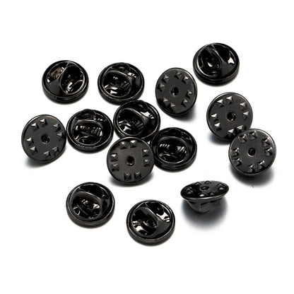 100Pc Metal Locking Pin Backs Secure Brooch Bases Pack - Smarsty