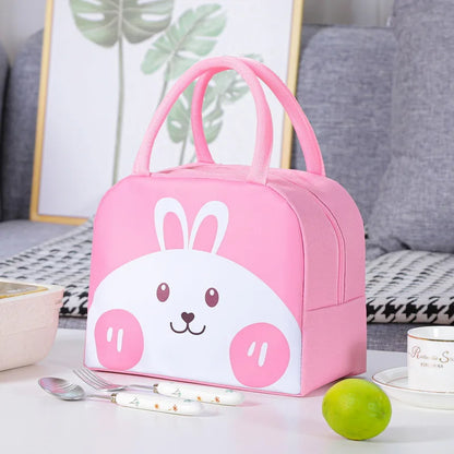 Cartoon Animals Kids Insulated Lunch Bag with Free Shipping - Smarsty