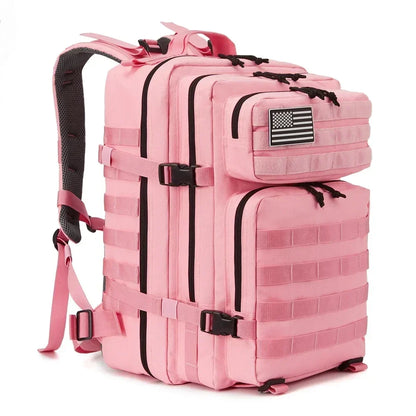 45L Tactical Backpack Large Capacity Outdoor Rucksack 3 Day Fitness Hiking Bag Hiking Camping Gear Backpacks - Smarsty