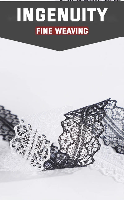 Lace Braided Shoelaces  2.9CM Width Fancy Flat Shoelace Black White Silk Shoe Laces for Ballet Sneakers German Training Shoes - Smarsty