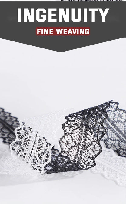 Lace Braided Shoelaces  2.9CM Width Fancy Flat Shoelace Black White Silk Shoe Laces for Ballet Sneakers German Training Shoes
