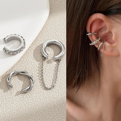 Luxury Crystal Butterfly Clip Earrings for Stylish Women - Smarsty