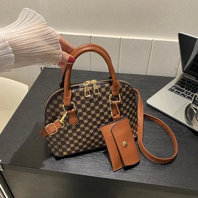 Lux Plaid Crossbody Bag For Women With Compact Mini Purse - Smarsty