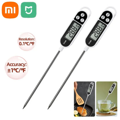 Xiaomi Digital Kitchen Food Thermometer Stainless Steel Electronic Temperature Gauge Tool Thermometer For Milk BBQ Meat Cooking