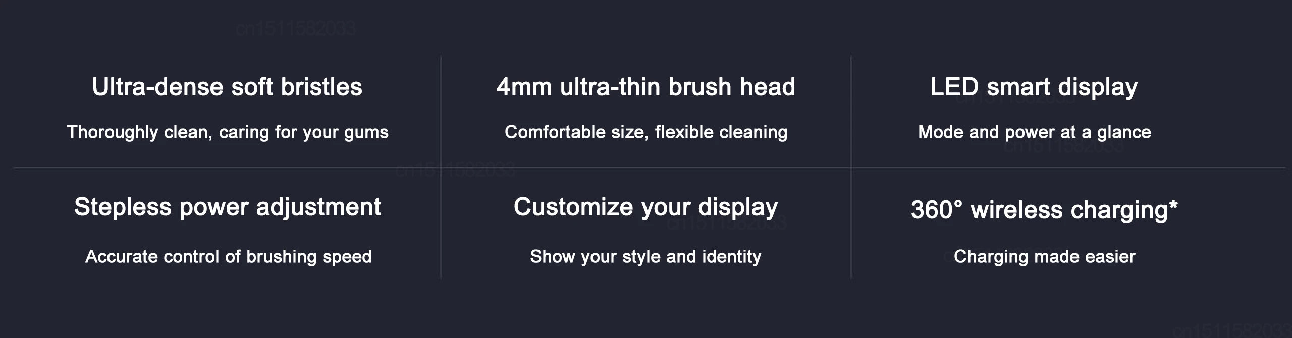 Xiaomi Mijia T700 Sonic Electric Toothbrush with 360 Degree Charging - Smarsty