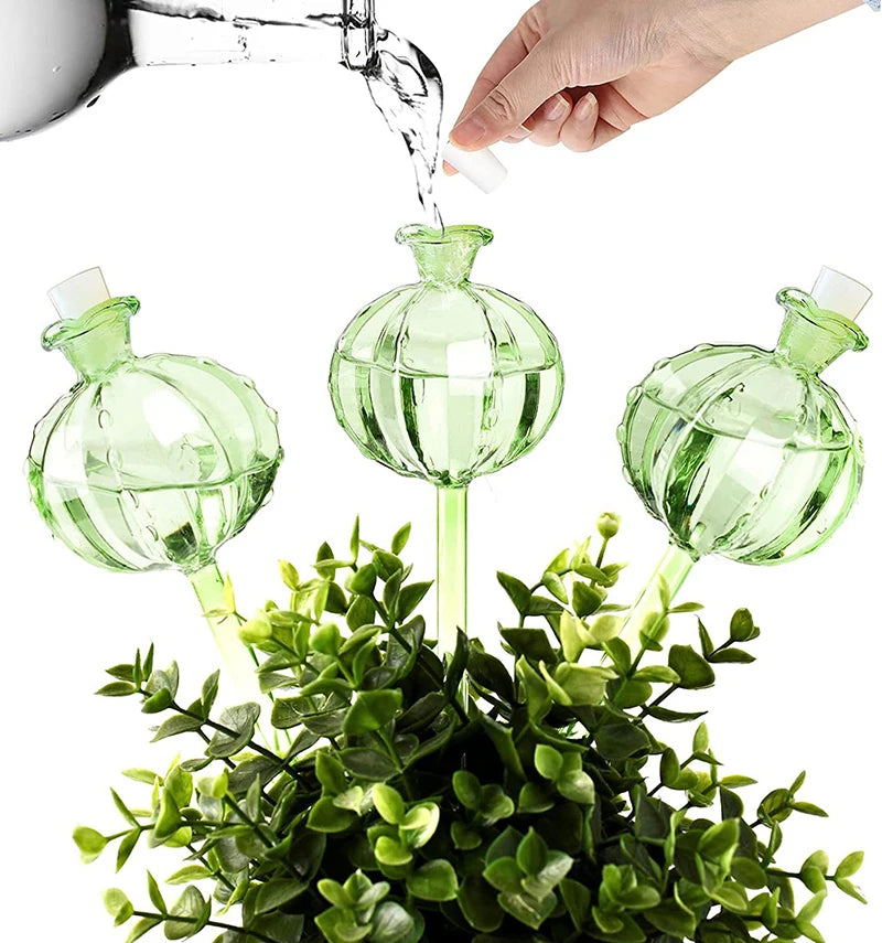 Glass Automatic Plant Watering Bulbs for Easy Irrigation - Smarsty