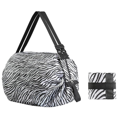 Foldable Waterproof Shopping Bag Portable Travel Tote - Smarsty