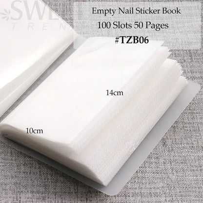 Nail Art Stickers Storage Book for Easy Organization - Smarsty