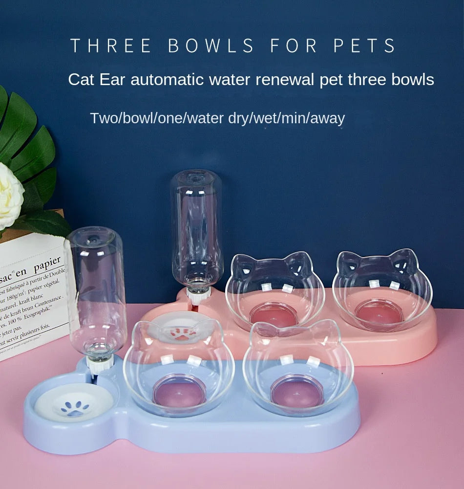 Elevated Cat and Dog Bowls for Easy Feeding - Smarsty