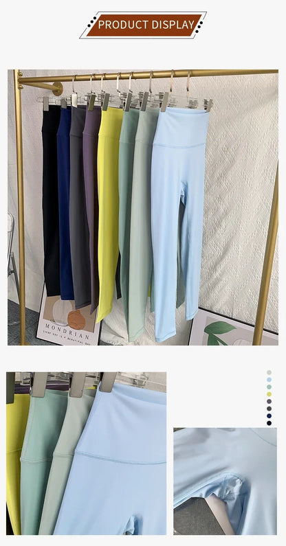 Summer Hot Sale Yoga Leggings High Waist Breathable Quick Drying Yoga Pants Fitness Running Cycling Workout Gym Clothing - Smarsty