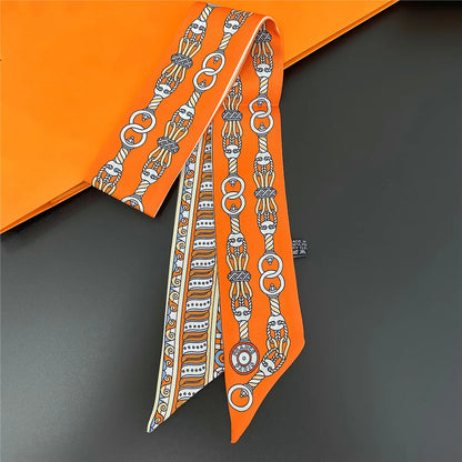 Women Long Scarf and Hair Tie Multifunctional Bandana - Smarsty