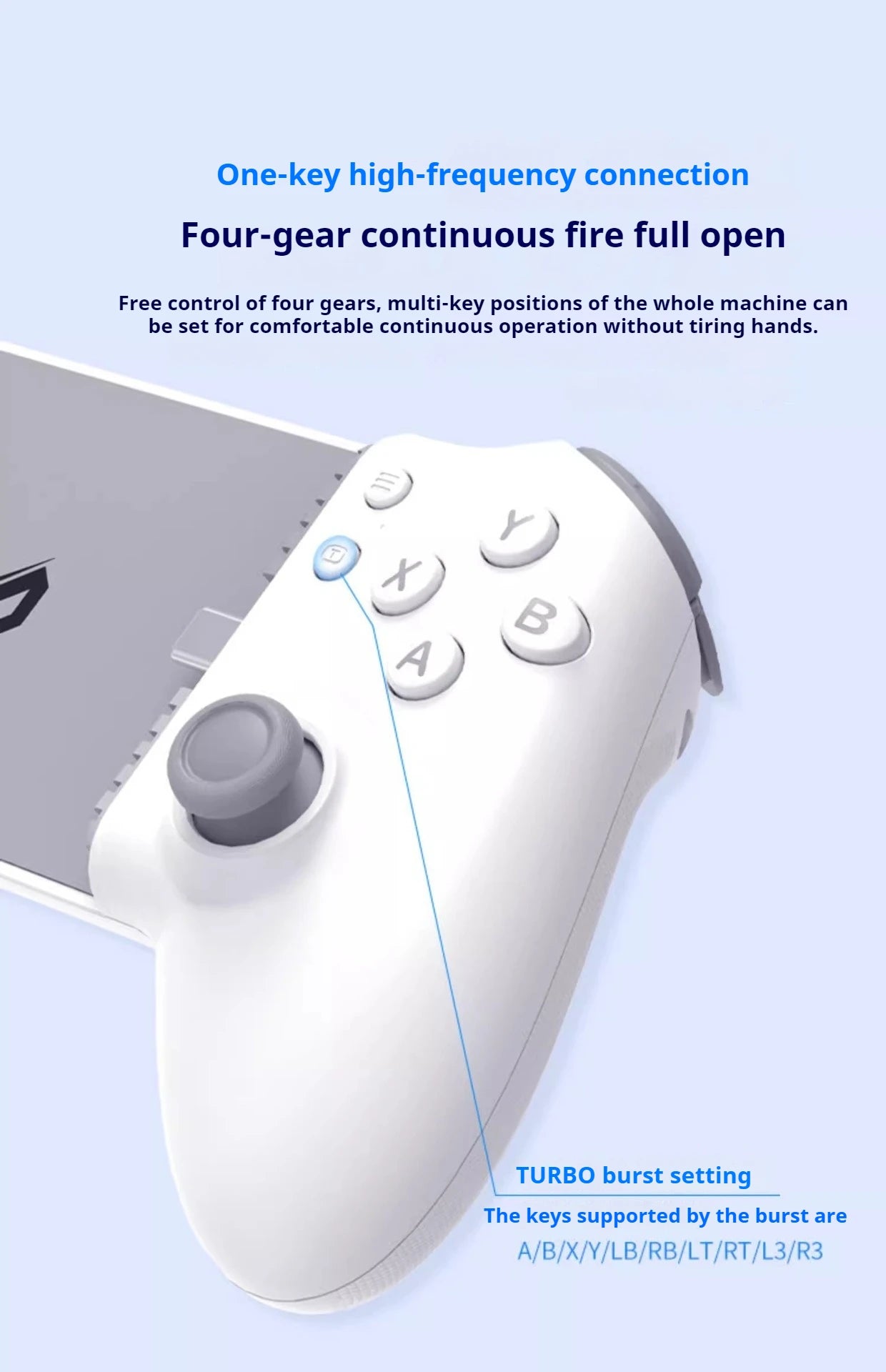 Memo S3 Type-C Mobile Gamepad with Hall Effect Joystick - Smarsty