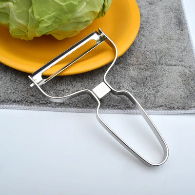 Peeler Vegetables Fruit Stainless Steel Knife Cabbage Graters Salad Potato Slicer Kitchen Accessories Cooking Tools Wide Mouth by Smarsty