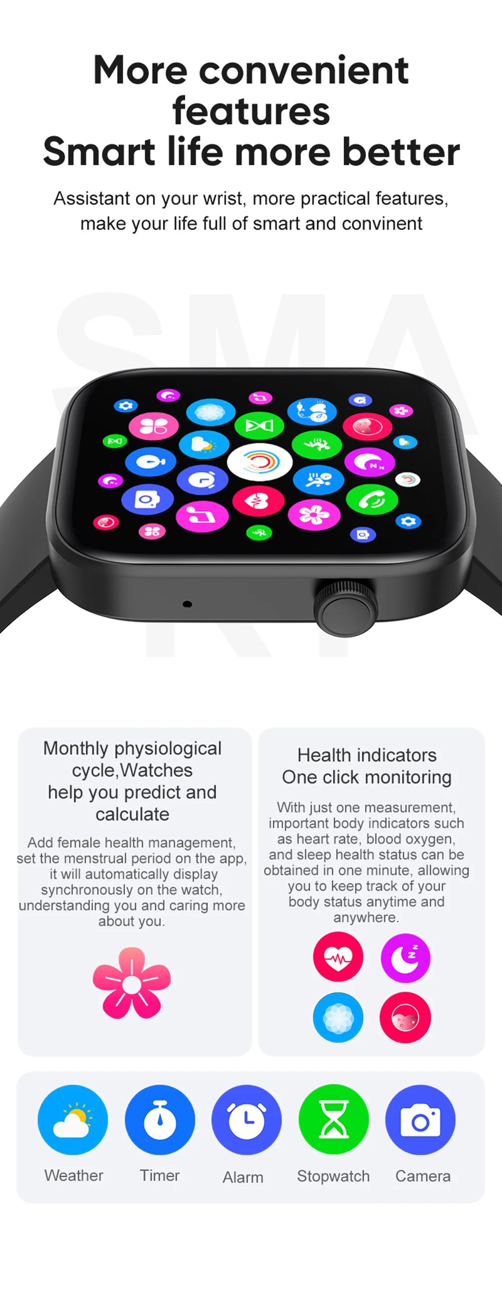 COLMI P71 Smartwatch with Voice Calling and Health Monitoring - Smarsty