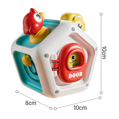 Montessori Sensory Toys Baby Busy Cube Activity Travel Toy Educational Learning Fidget Toys for Fine Motor Skills Children Gift - Smarsty