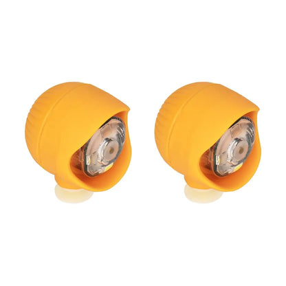 2pcs PVC LED Shoe Lights Charms Accessories for Night Rides, Walks & Dog Walks,Shoes Charms, 3 Lighting Modes