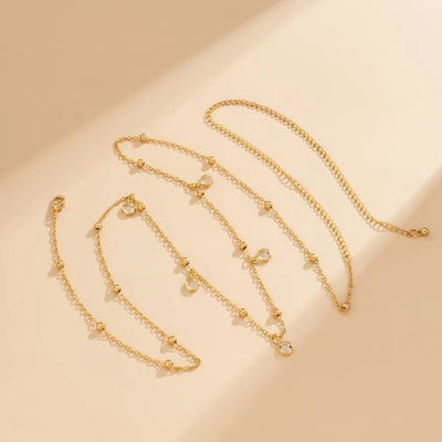 Rhinestone Belly Chain for Summer Beach Fashion - Smarsty